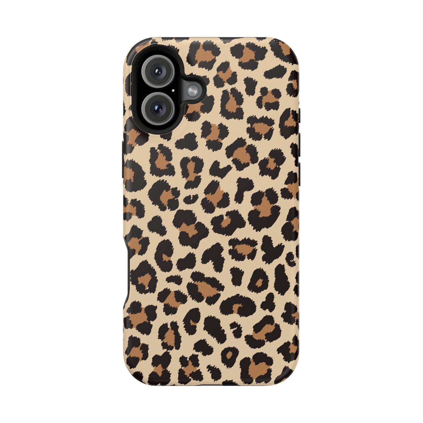 Wild Leopard Print Tough MagSafe iPhone Case – Bold Animal Pattern Design with Dual-Layer Protection