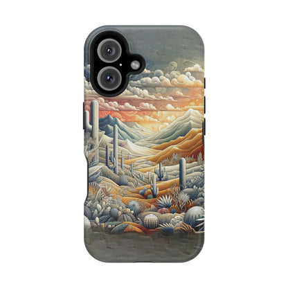 Rugged Elegance Cactus iPhone Case