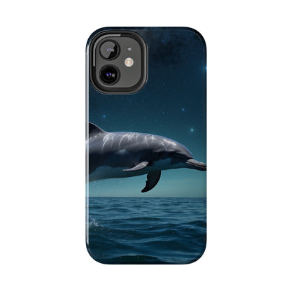 Midnight Ocean Dolphin - iPhone Case