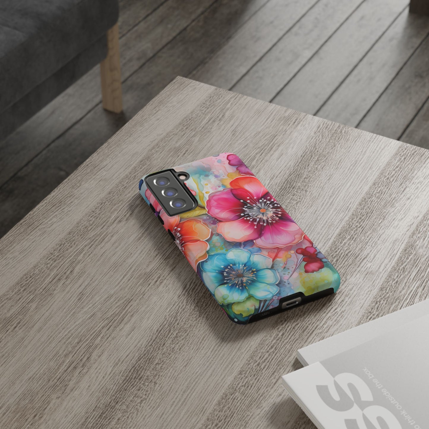 Vibrant Watercolor Floral Garden - Samsung Galaxy Series Case