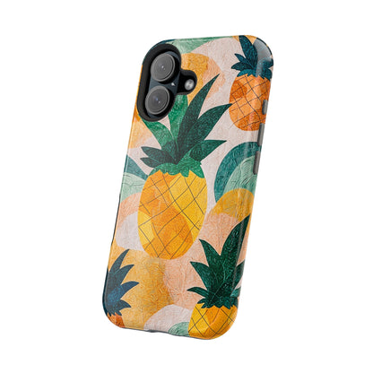 Tropical Pineapple MagSafe iPhone Case – Vibrant Fruit Design, Tough Dual-Layer Protection