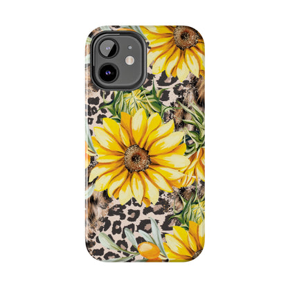 Leopard Sunflower Chic - iPhone Series Case