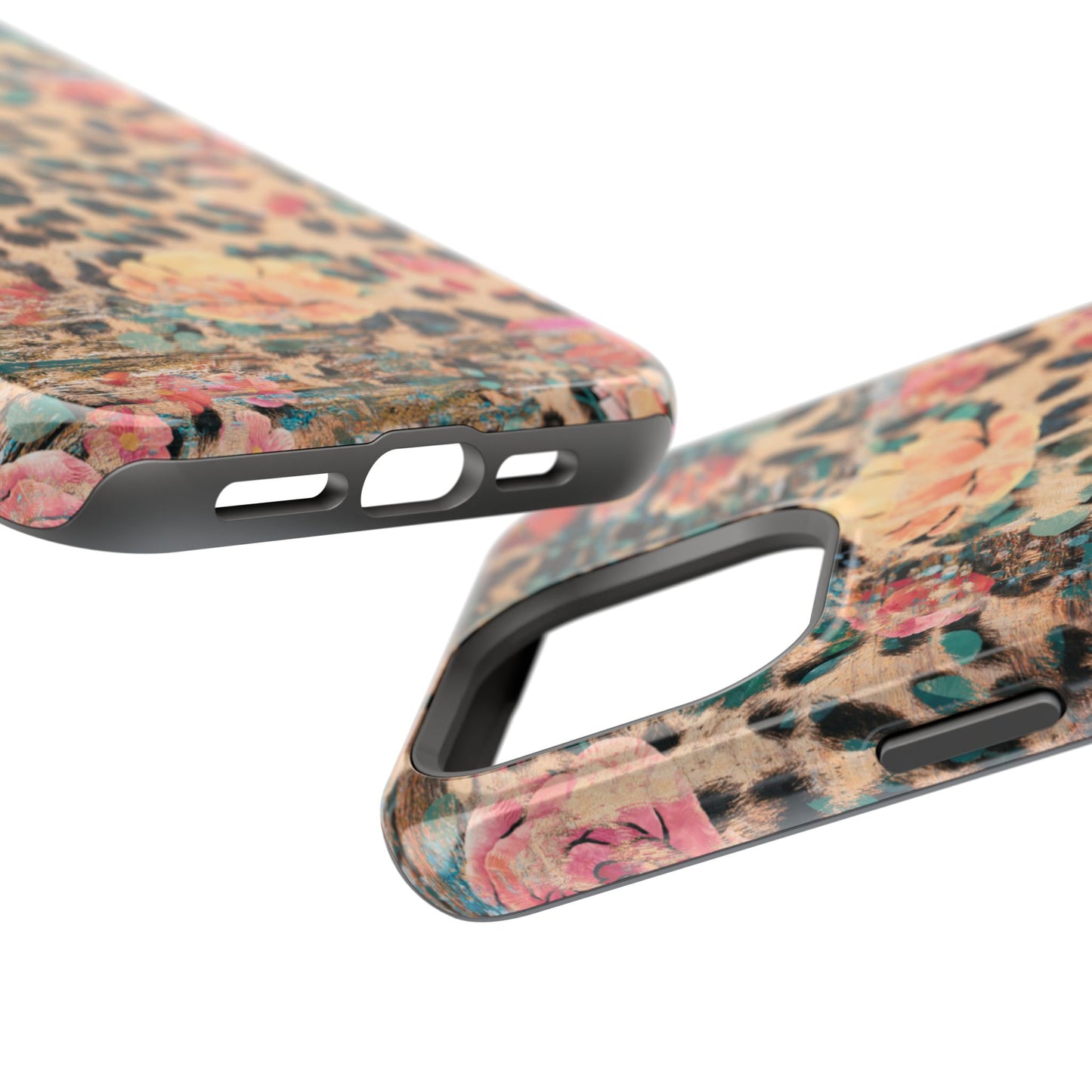 Rustic Floral Leopard - MagSafe iPhone Series Case