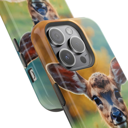 MagSafe-Compatible iPhone Case – Golden Meadow Fawn