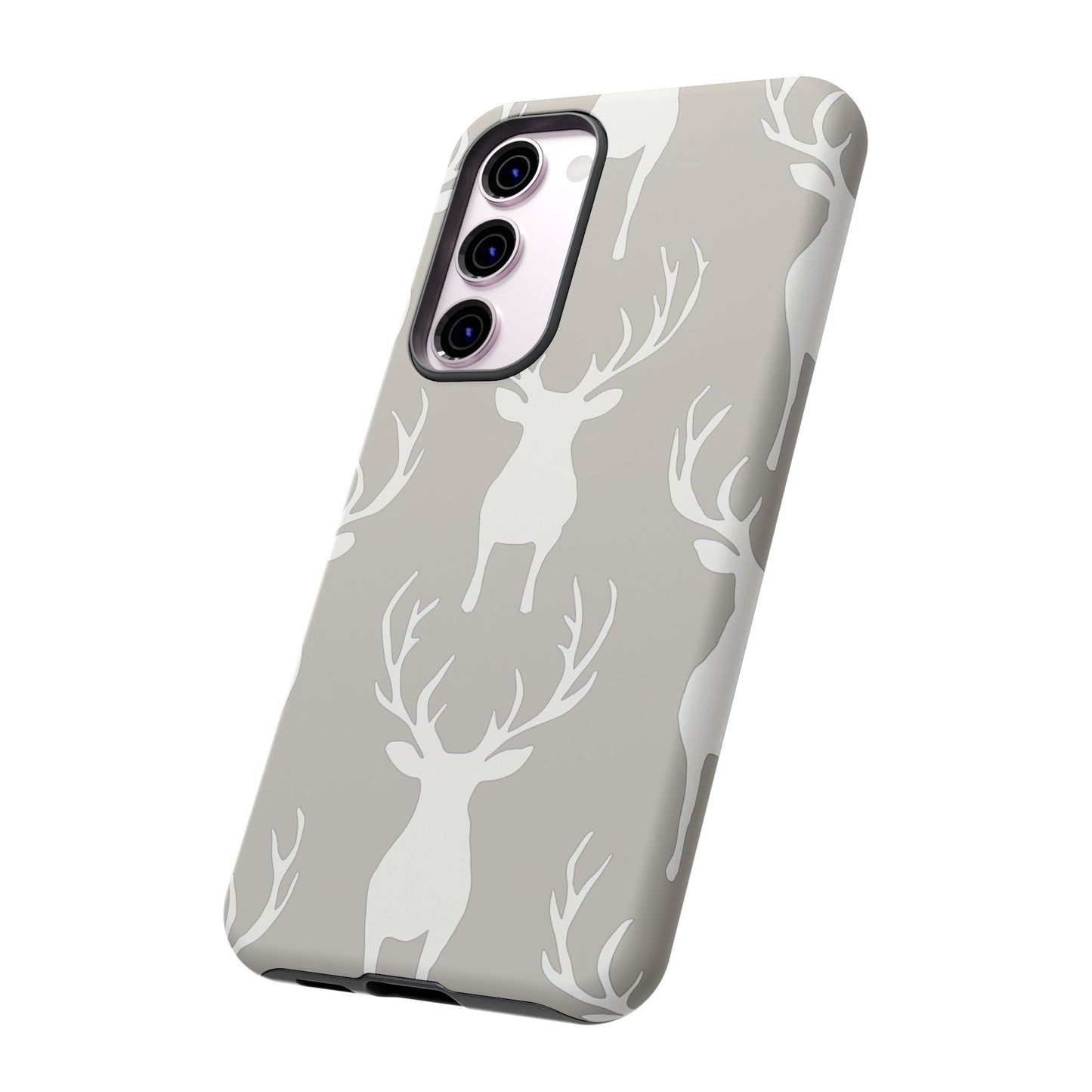 Minimalist Deer Silhouette Pattern – Samsung Galaxy Series Case