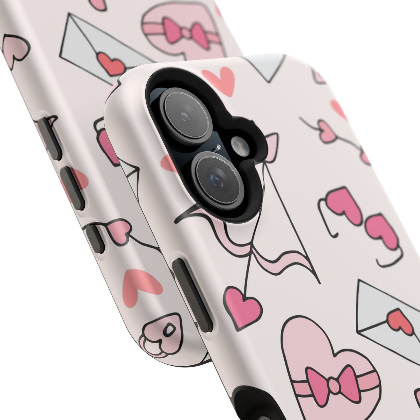 Valentine's Day Scribbles MagSafe iPhone Case