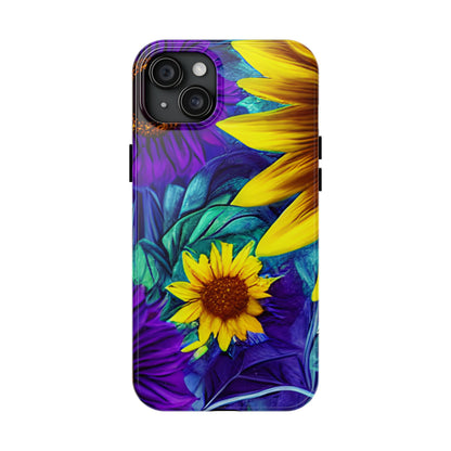 Purple & Gold Sunflower Dream - iPhone Series Case