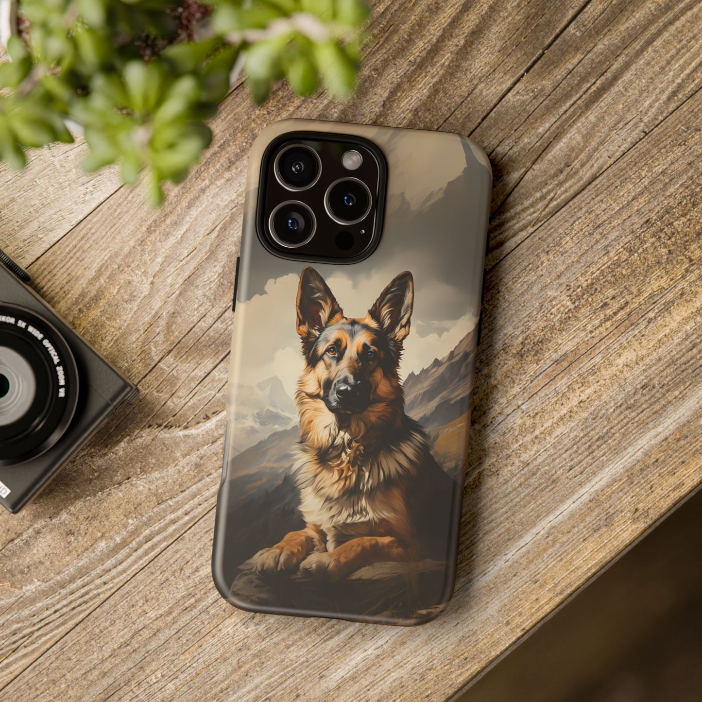 German Shepard Owners! Show Your Love For The Breed With This New iPhone & Samsung Galaxy Phone Case! Double Layered Protection!