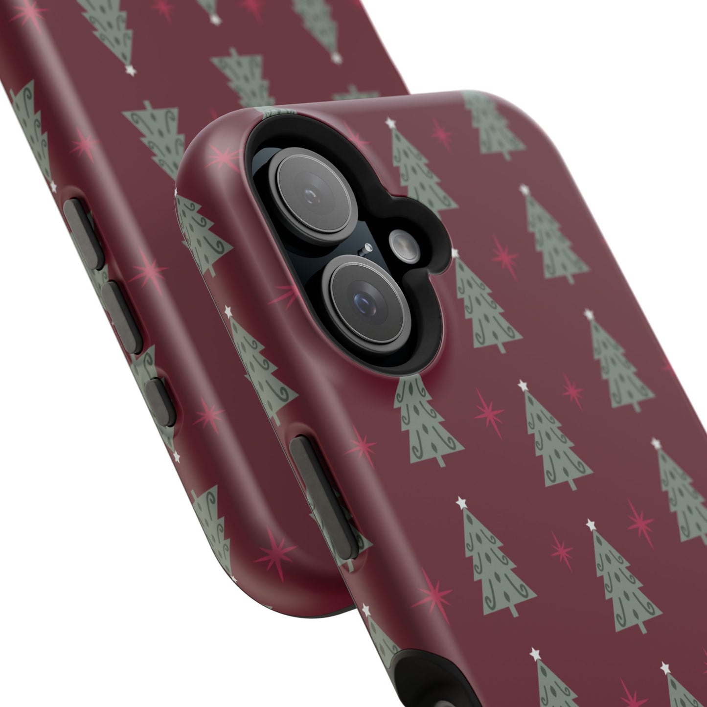 Retro Christmas Tree Pattern – MagSafe iPhone Series Case