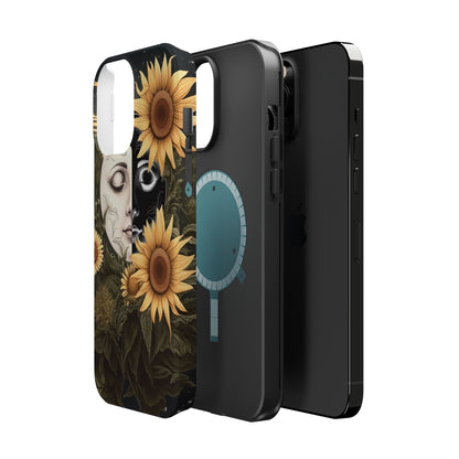 Sunflower Moon and Stars MagSafe Case – Ethereal Art