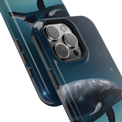 Midnight Ocean Dolphin - MagSafe-Compatible Case