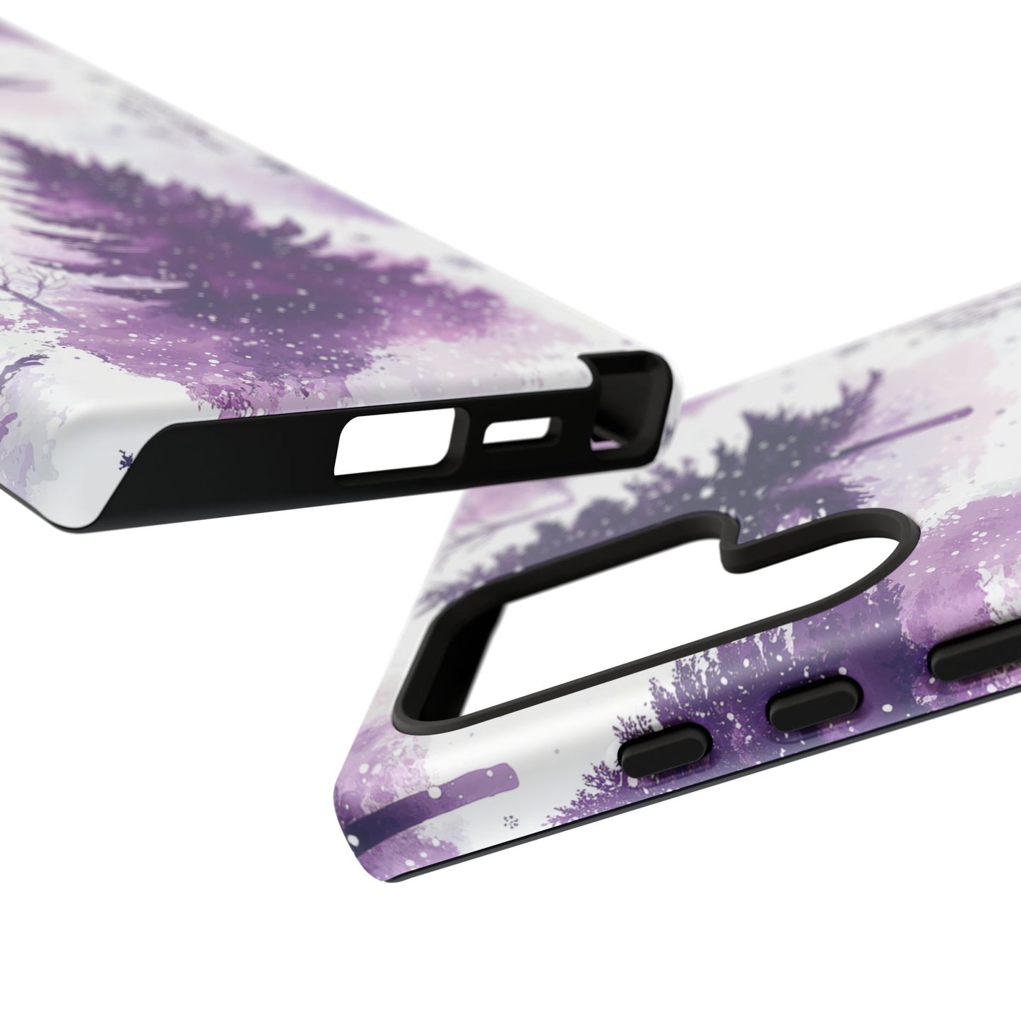 Purple Snowy Forest - Samsung Galaxy Series Case