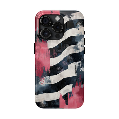 Blood Zebra iPhone Case – Bold Red & Black Pattern