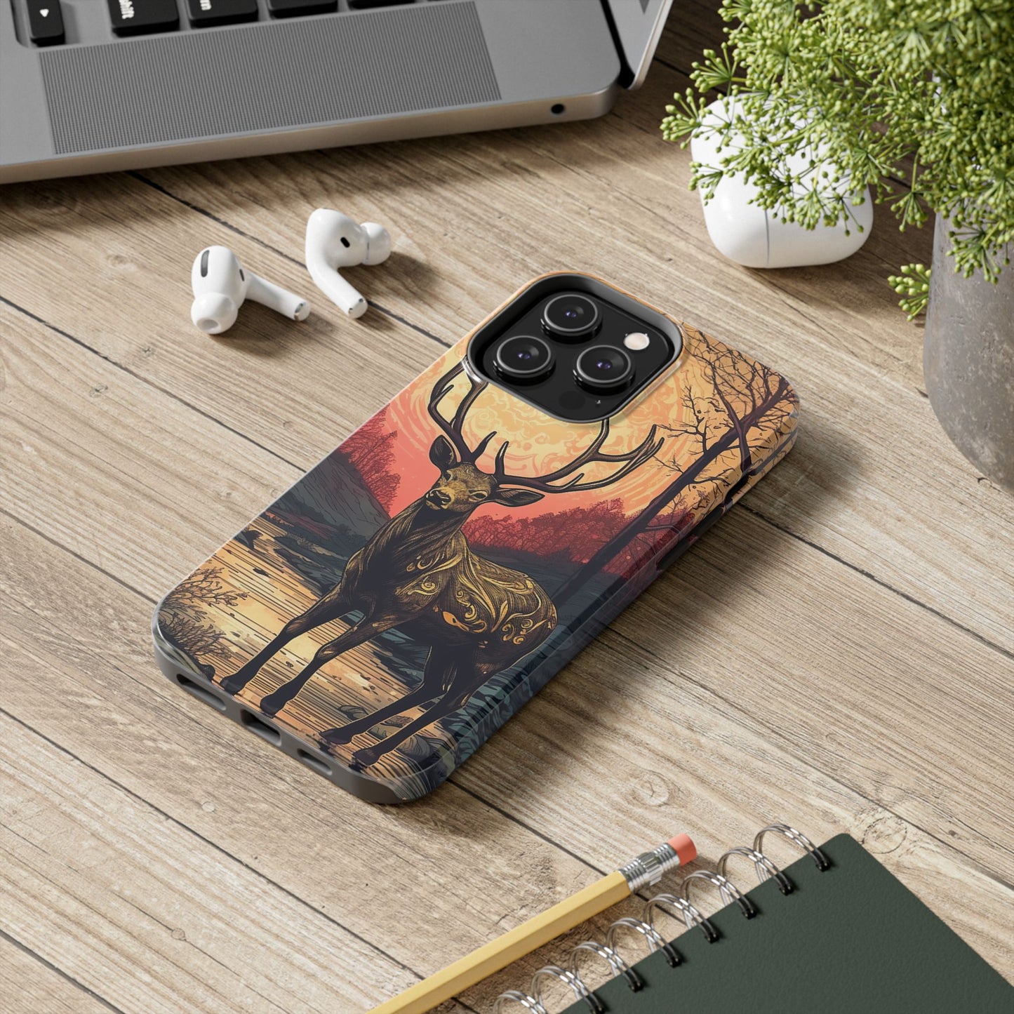 Celestial Stag – iPhone Case