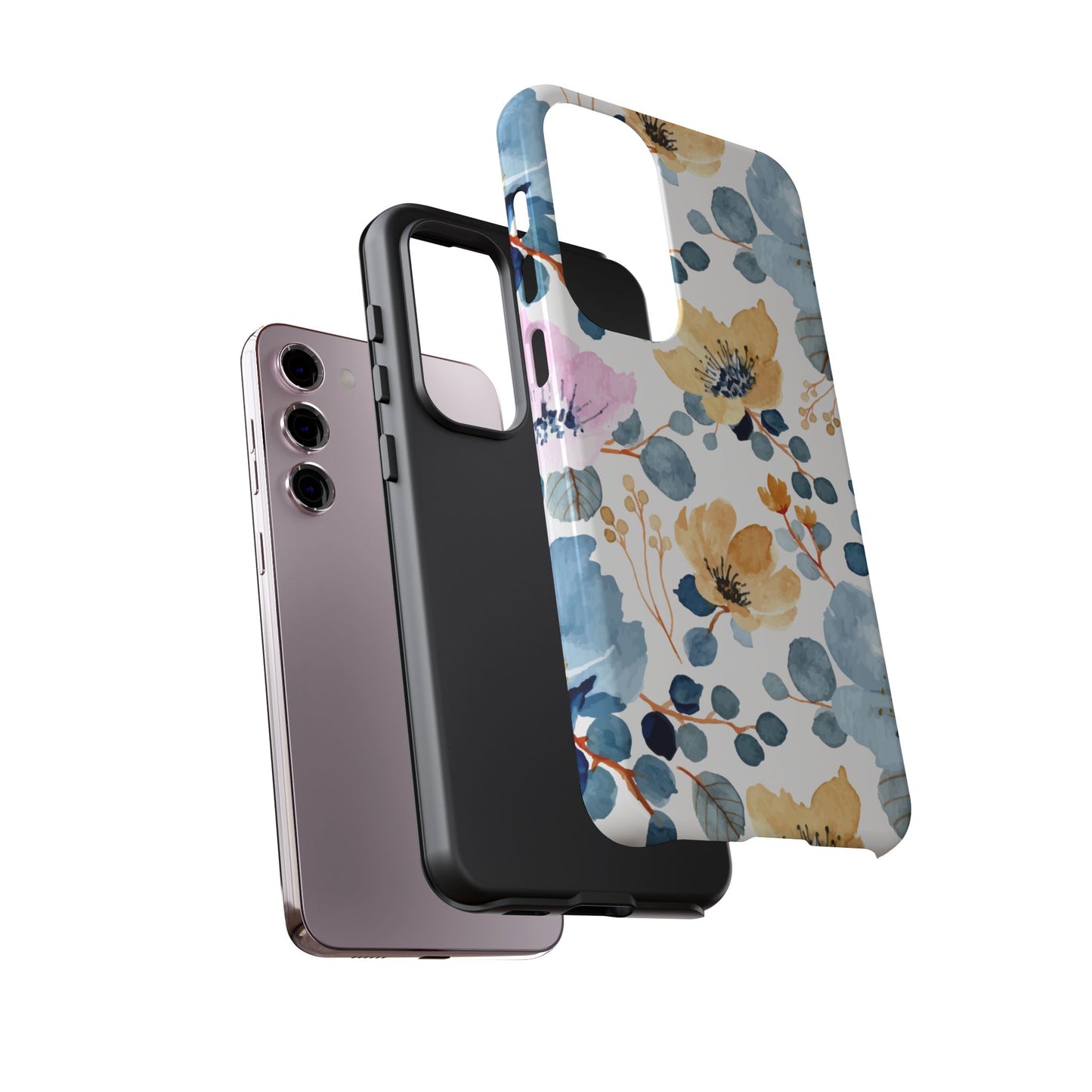 Spring Radiance – Samsung Galaxy Case with Bold Watercolor Florals