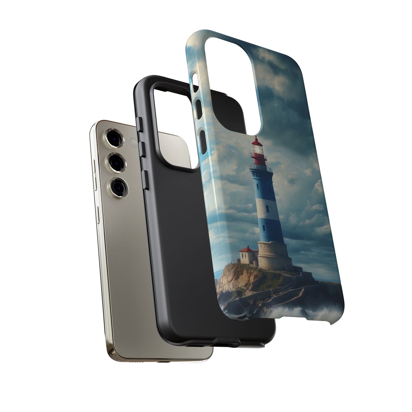 Samsung Galaxy Case - Coastal Lighthouse Design