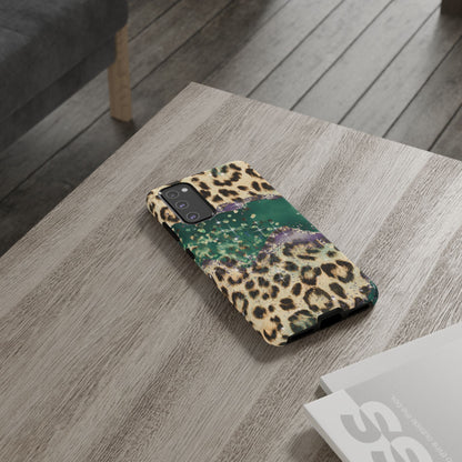 Emerald Glitter Leopard Print - iPhone Series Case