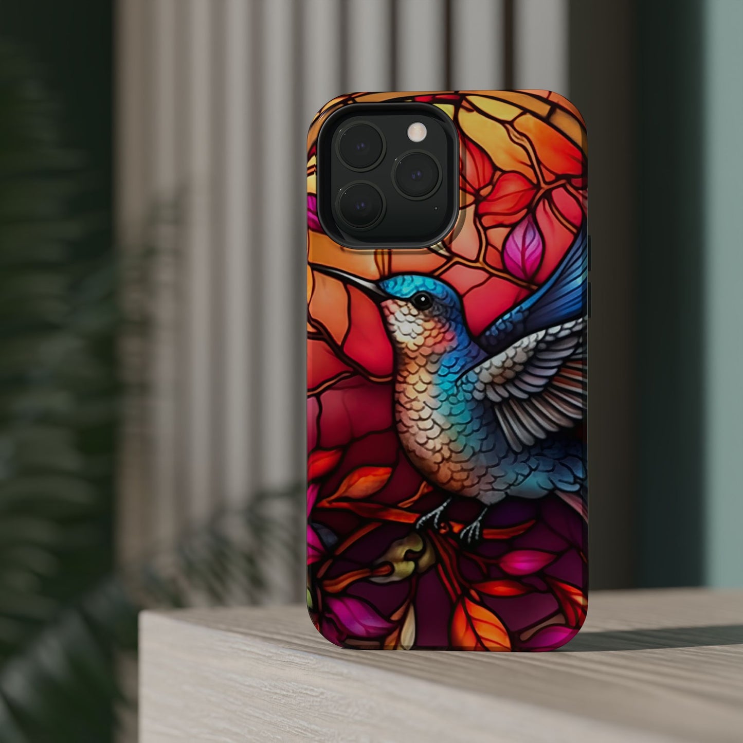 Radiant Multicolor Bird Artwork - MagSafe iPhone Case