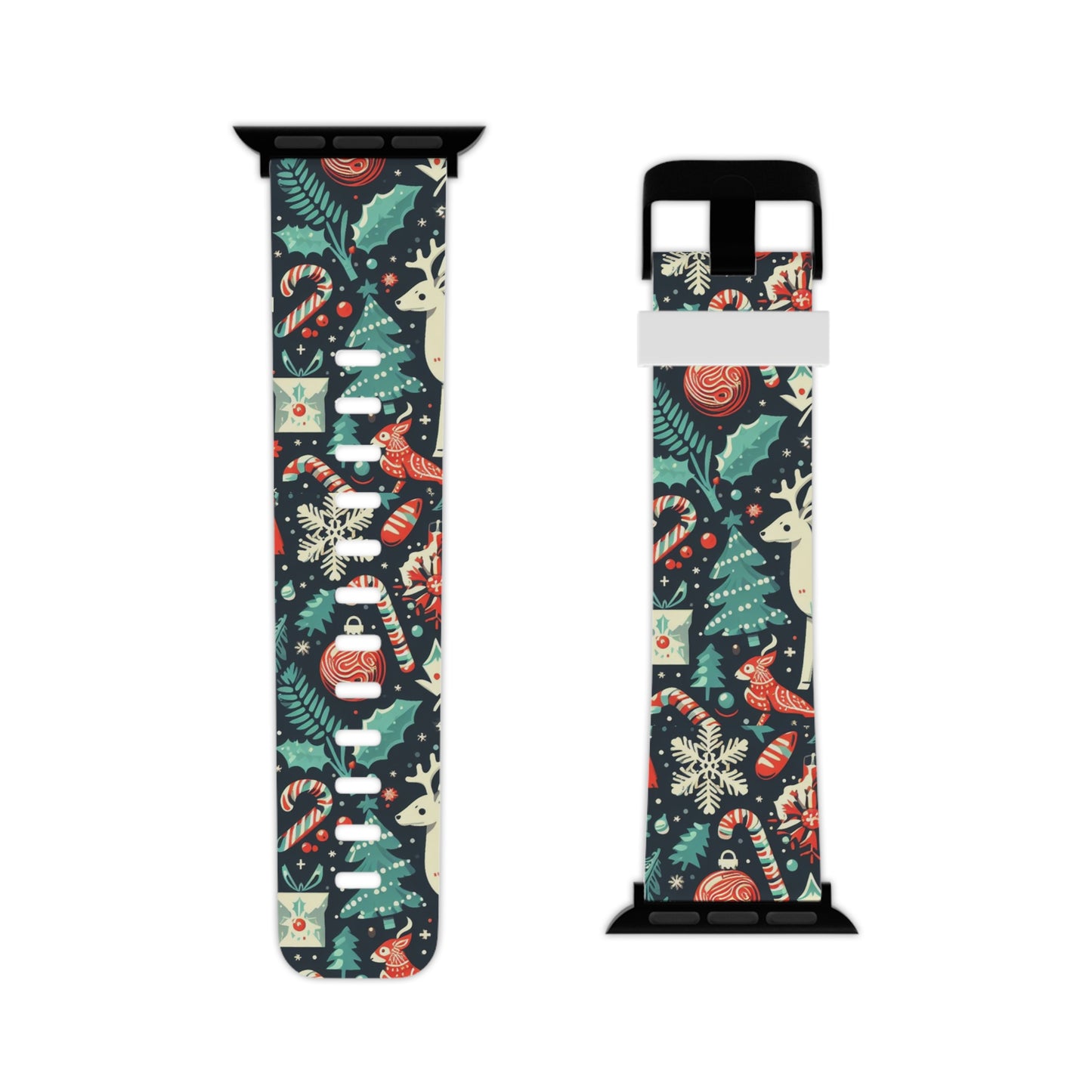 Festive Woodland Holiday Apple Watch Band