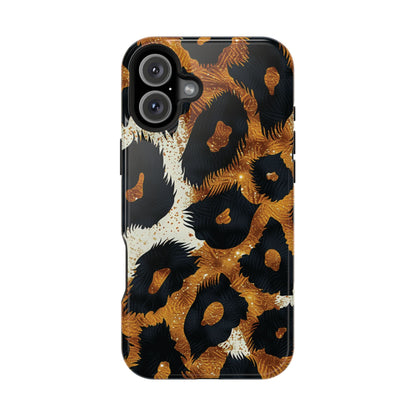 Safari Noir Gold Leopard iPhone Case