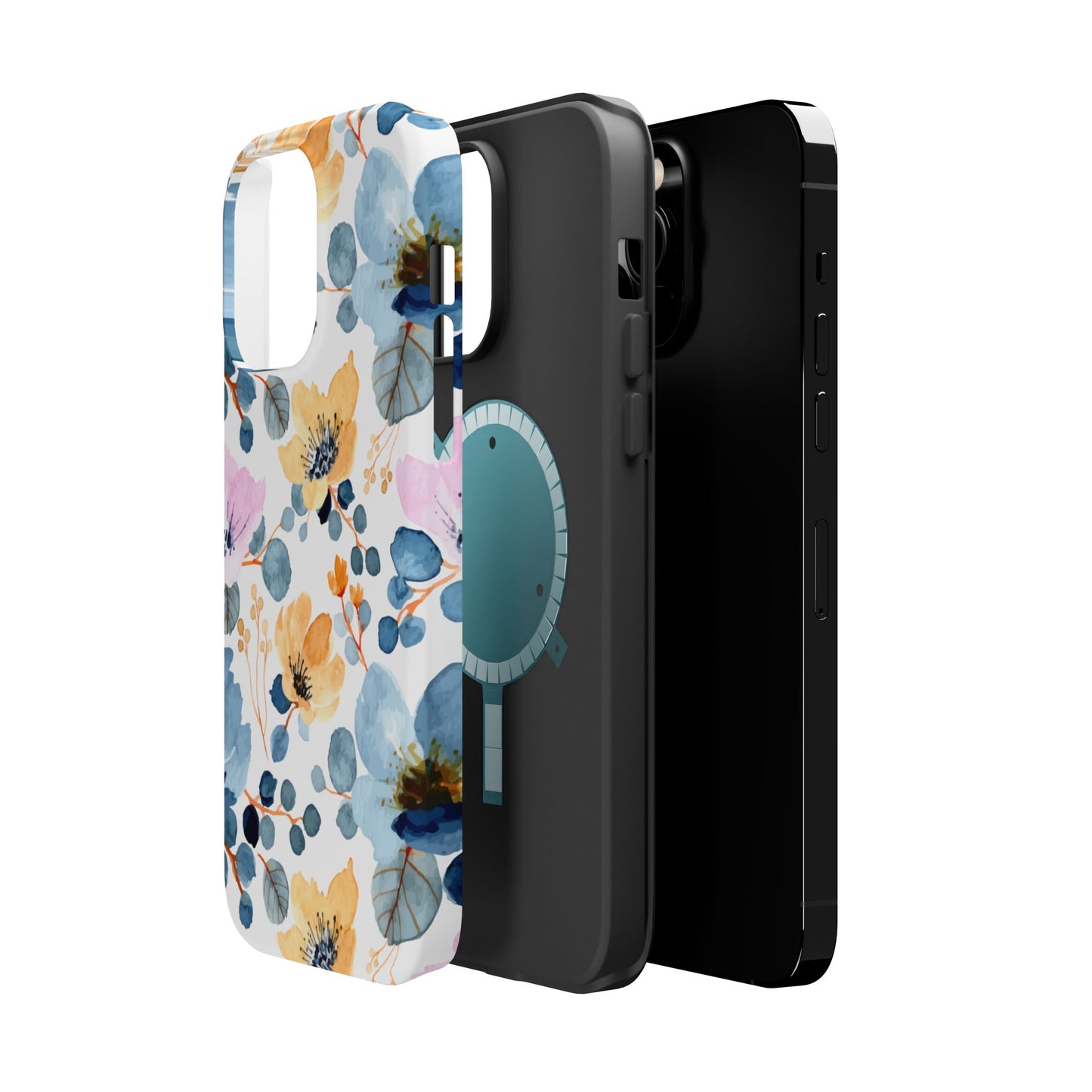 Spring Radiance – MagSafe Case with Vibrant Watercolor Floral Design