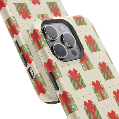 Festive Holiday Gift Pattern - MagSafe iPhone Series Case