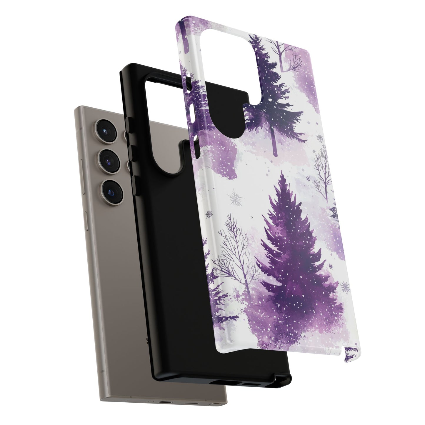 Purple Snowy Forest - Samsung Galaxy Series Case