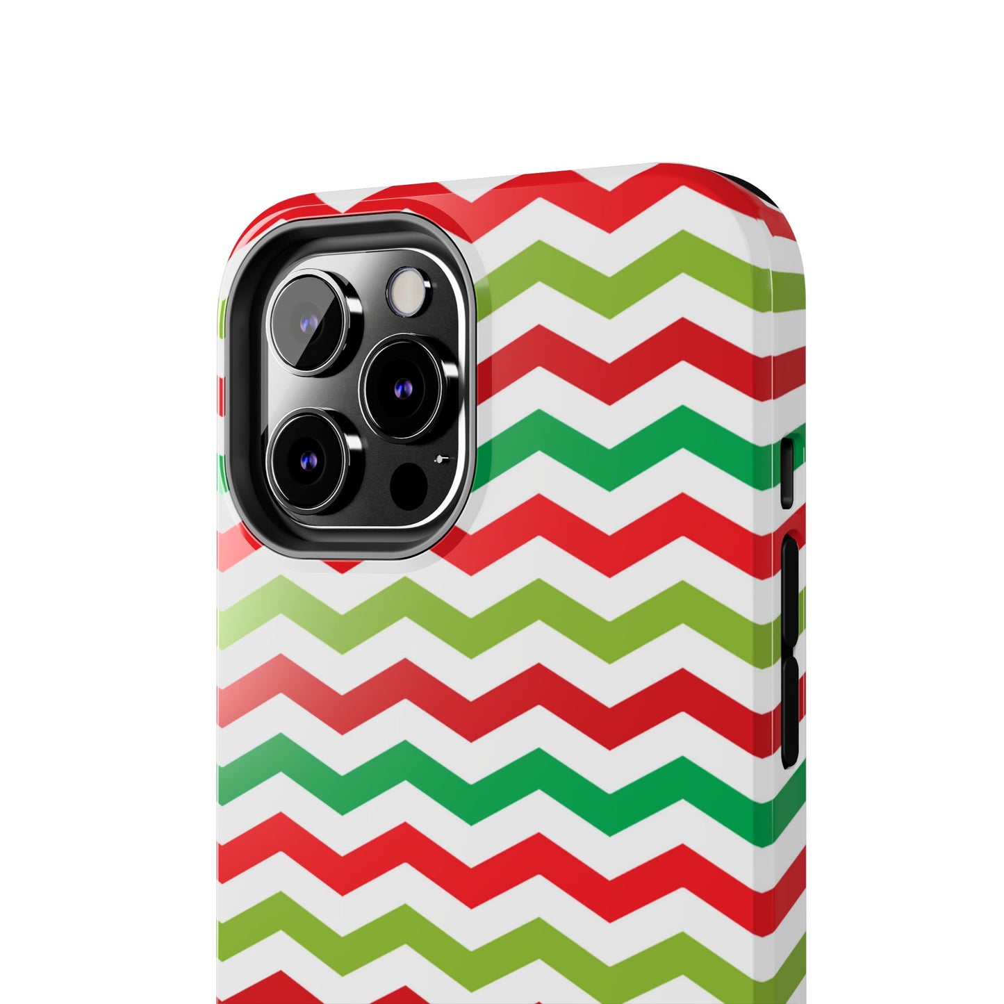 Vibrant Fiesta Chevron – Yellow Green, Green & Red Geometric Case