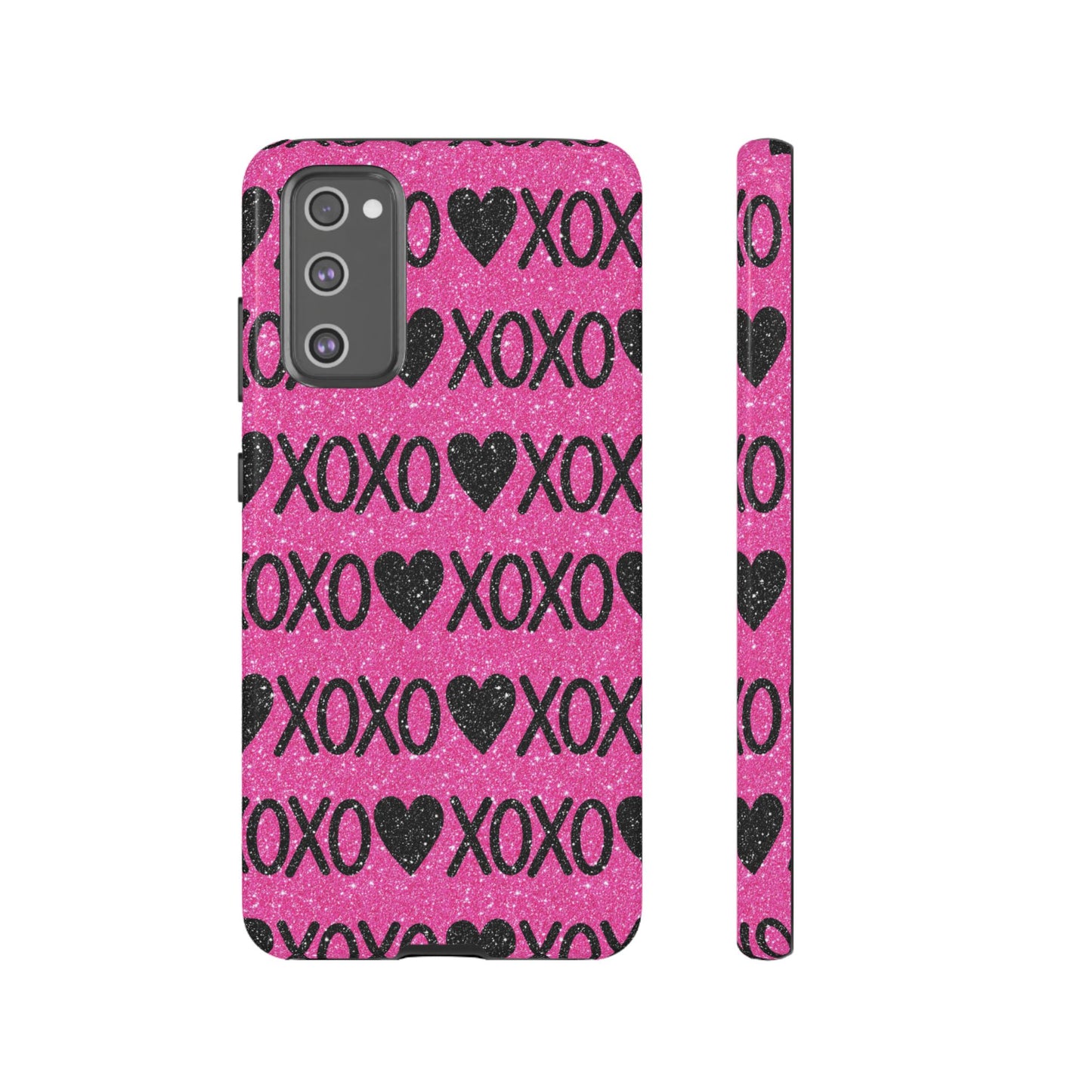 XOXO Glitter Hearts Samsung Case