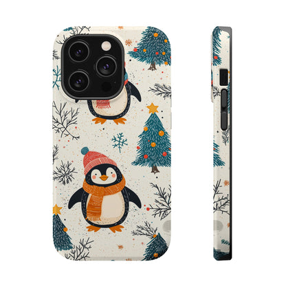 Snowy Christmas Cheer MagSafe iPhone Case