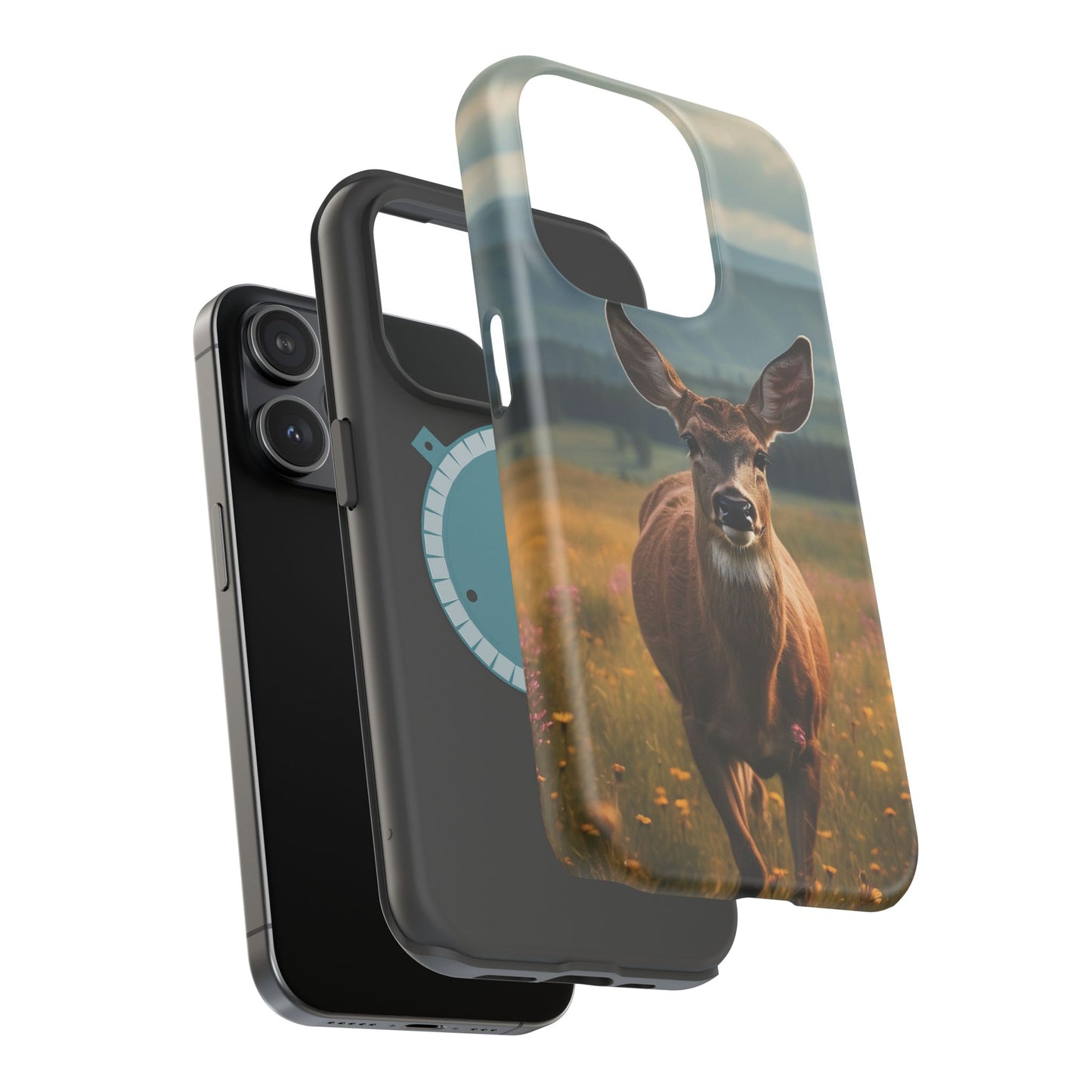 Rustic Meadow Deer – MagSafe iPhone Case