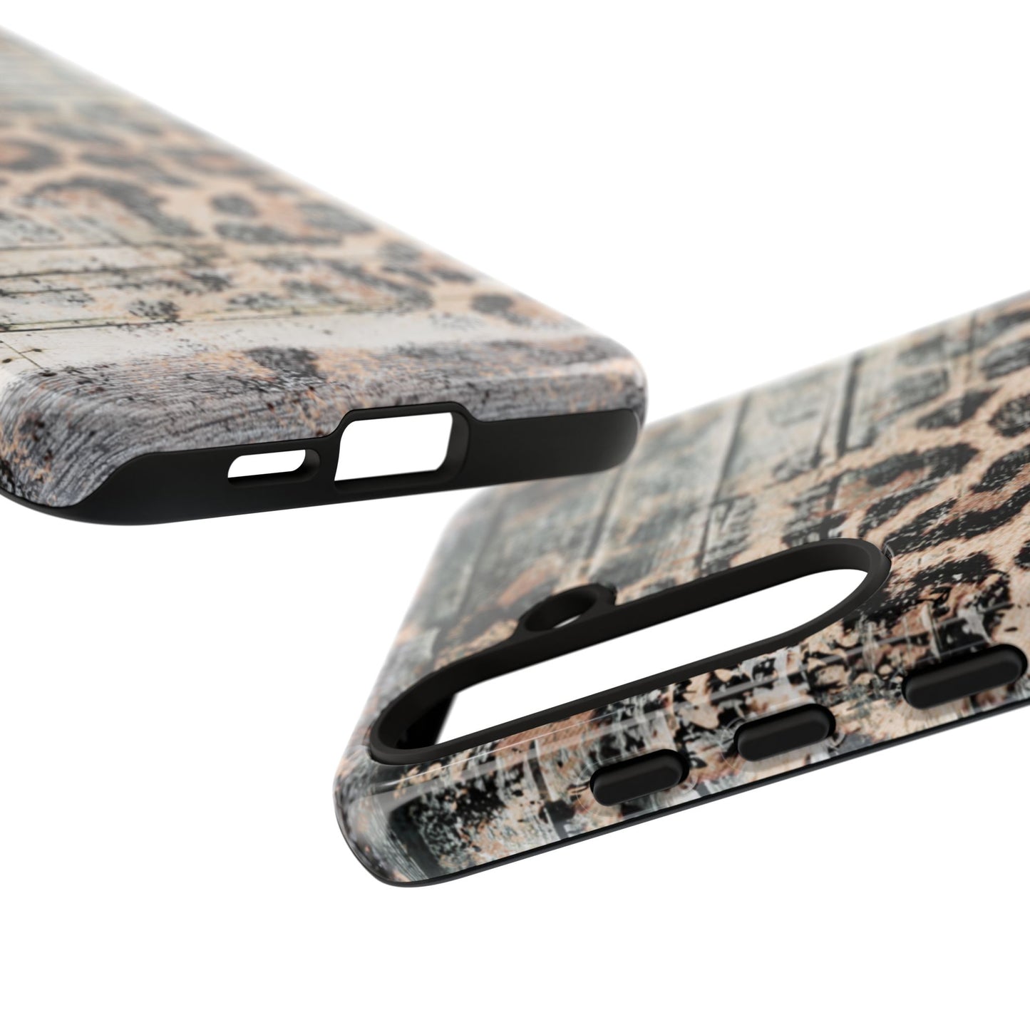 Rustic Leopard Wood Print - iPhone Series Case