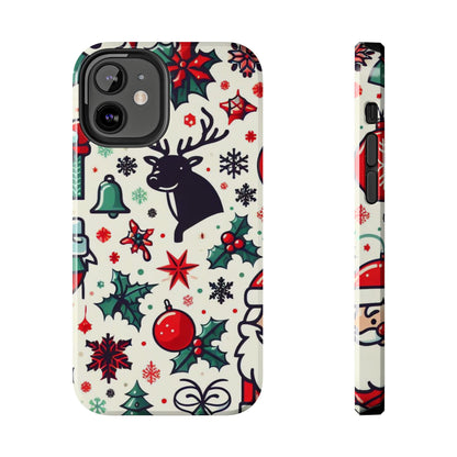 Cartoon Christmas Cheer – iPhone Case