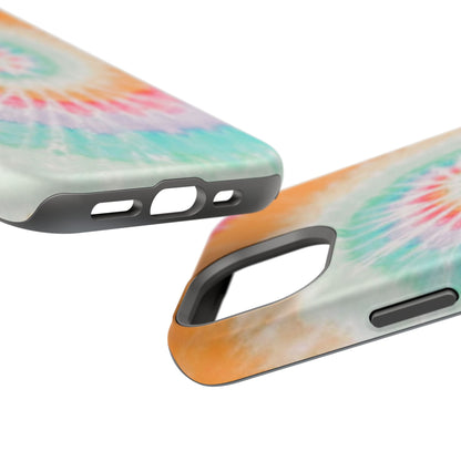 Pastel Tie-Dye MagSafe iPhone Case – Soft Colors & Magnetic Functionality