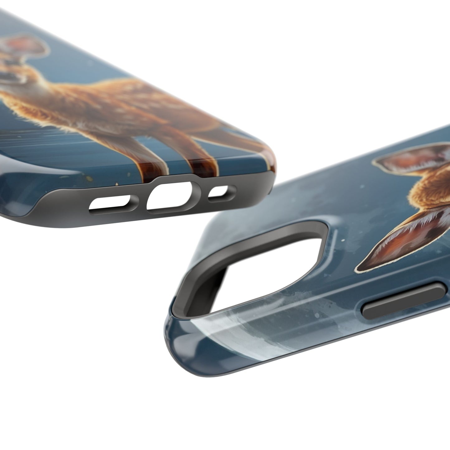 MagSafe-Compatible iPhone Case – Enchanted Fawn Under the Moonlit Sky