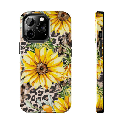 Leopard Sunflower Chic - iPhone Series Case