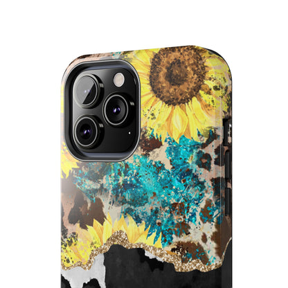 Rustic Sunflower Leopard Glam - iPhone Series Case