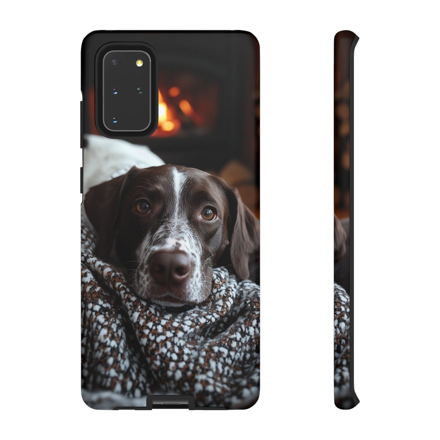 Relaxed German Shorthaired Pointer Samsung Galaxy Case – Rustic Charm Protective Cover