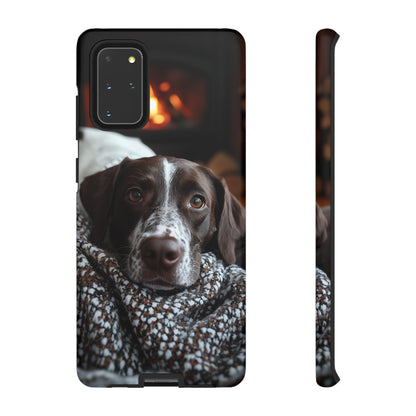 Relaxed German Shorthaired Pointer Samsung Galaxy Case – Rustic Charm Protective Cover