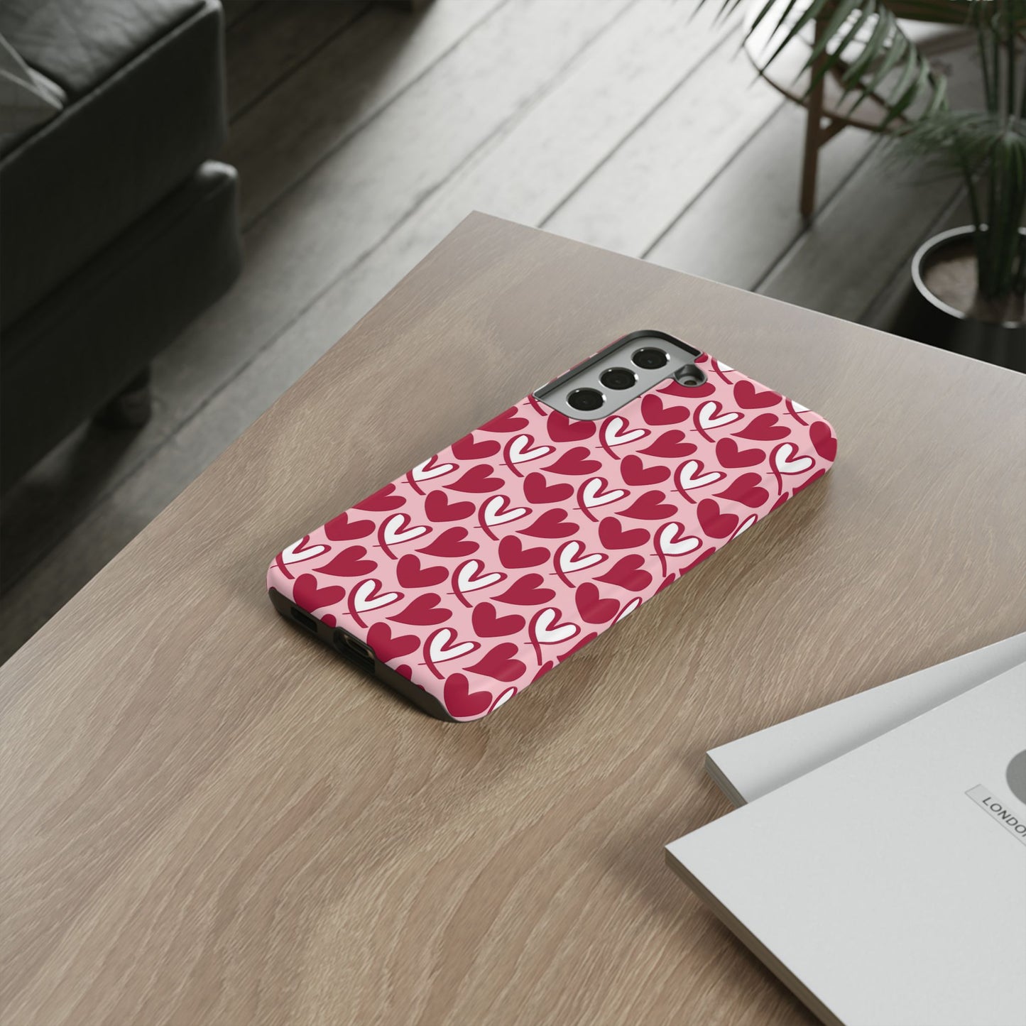 Hand-Drawn Hearts Samsung Galaxy Case