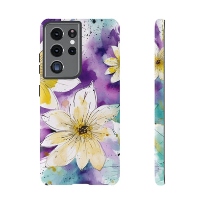 Abstract Floral Watercolor Splash - Samsung Galaxy Series Case