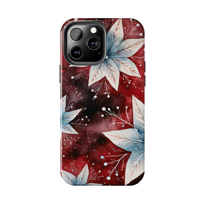 Winter Bloom Poinsettia – iPhone Case