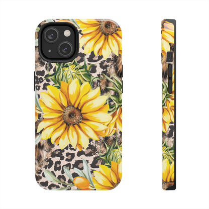 Leopard Sunflower Chic - iPhone Series Case