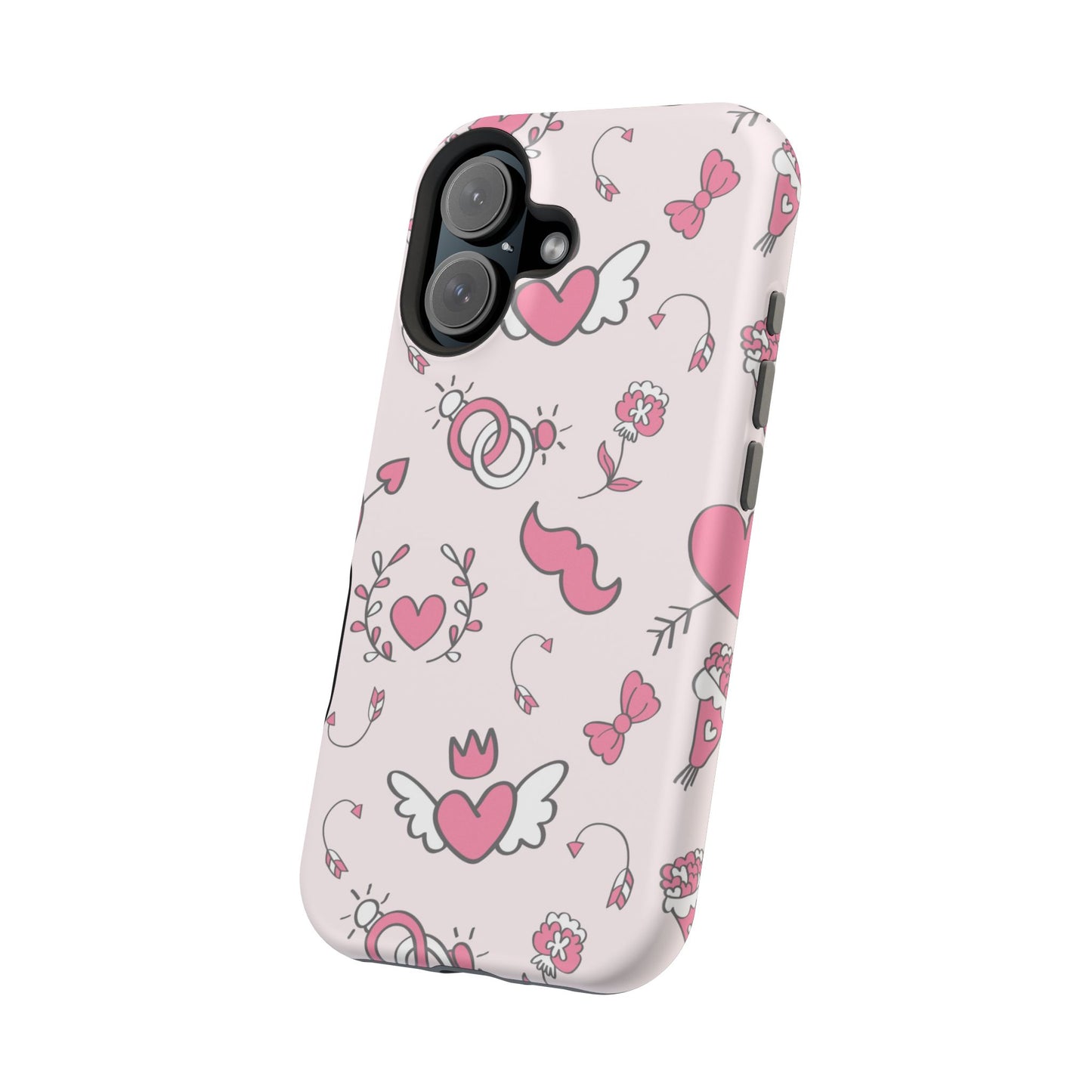 Pink Love Icons MagSafe Case