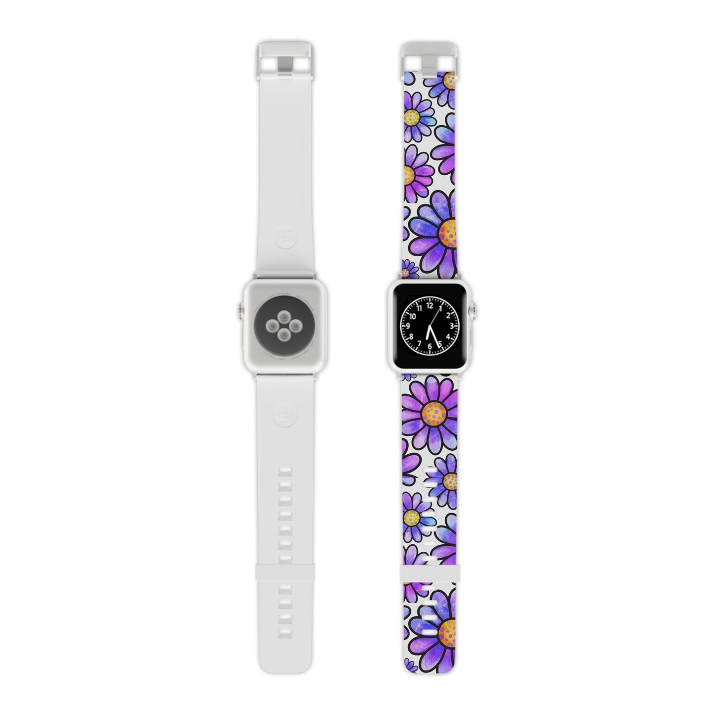 Purple Daisy Delight Apple Watch Band