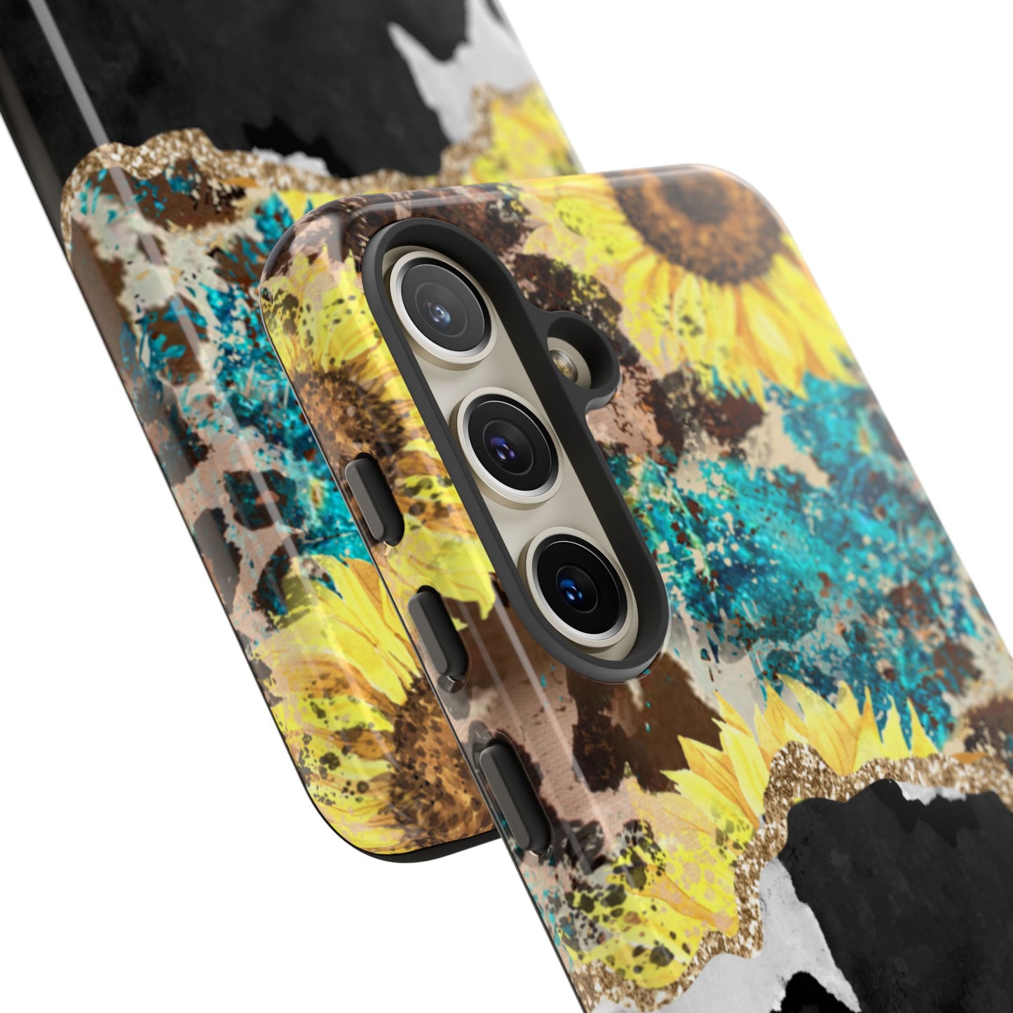 Rustic Sunflower Leopard Glam - Samsung Galaxy Series Case