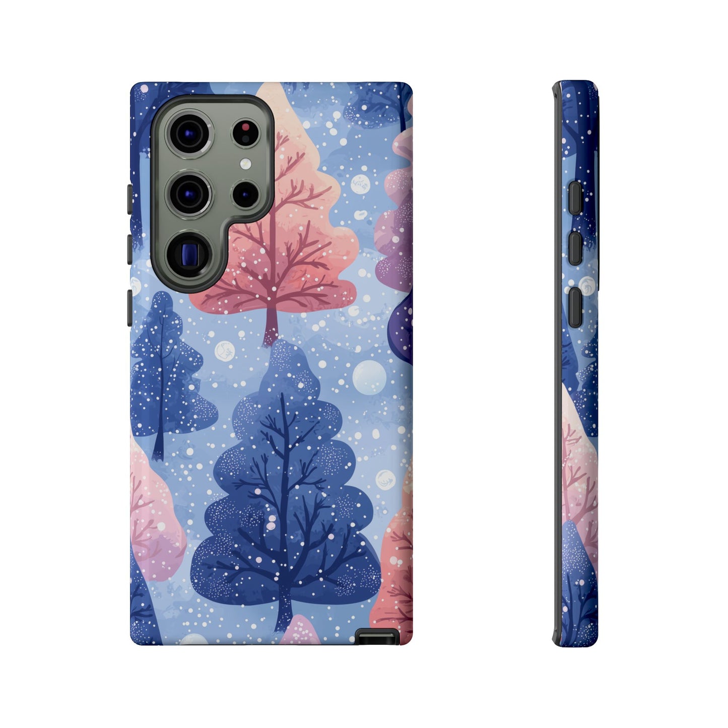 Pink & Purple Winter Wonderland - Samsung Galaxy Series Case