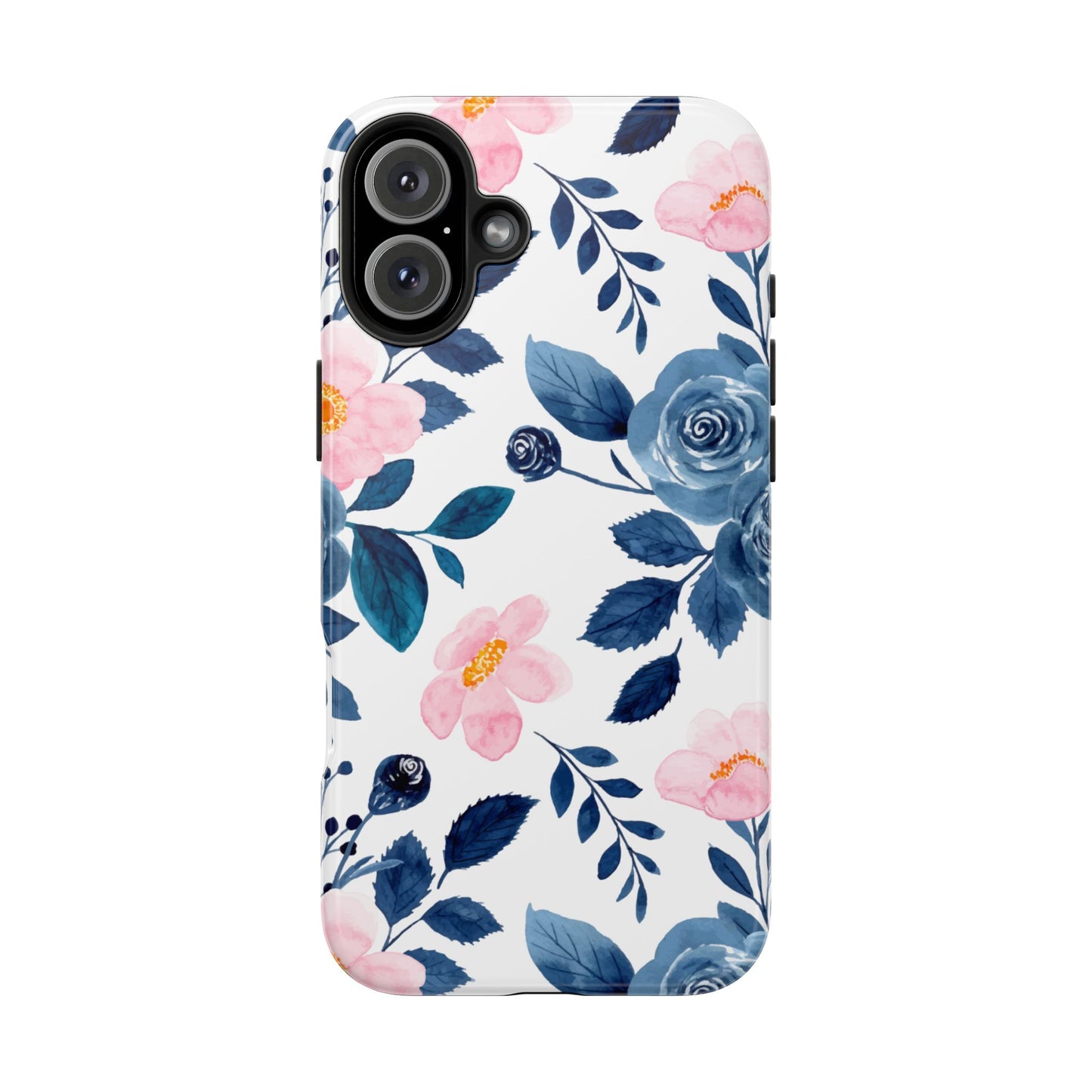 Pastel Garden Charm – iPhone Series Case with Watercolor Flowers