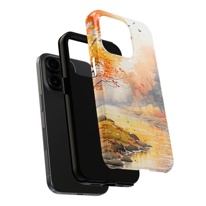 Autumn River Serenity – iPhone Case