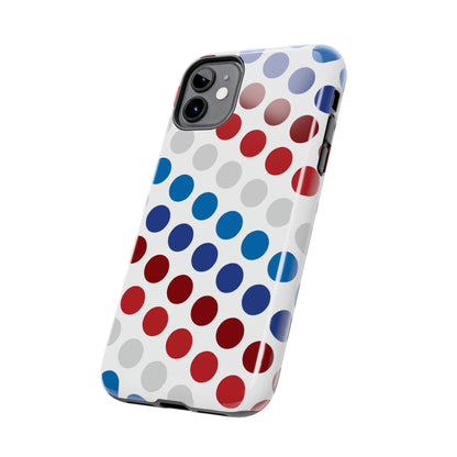 Patriotic Polka Dots - iPhone Case